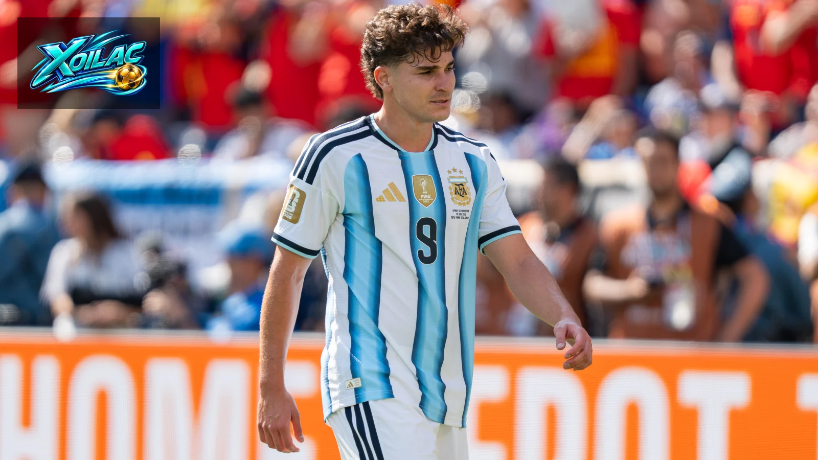 Julián Álvarez thi đấu cho Argentina năm 2026