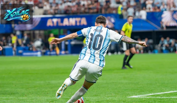 Lionel Messi thi đấu cho Argentina trong trận quốc tế năm 2026
