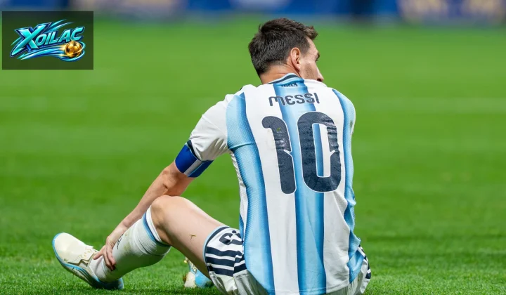 Lionel Messi khoác áo Argentina trong trận đấu tại World Cup 2026