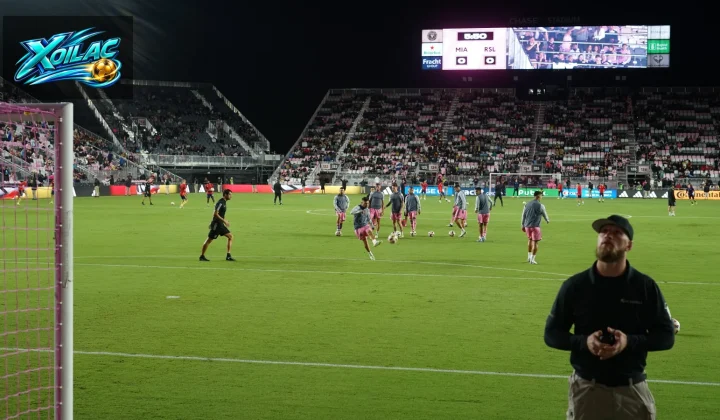 Ảnh tư liệu Inter Miami CF thi đấu trên sân nhà năm 2024