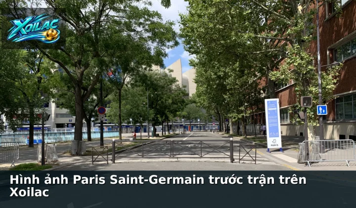 Hình ảnh Paris Saint-Germain trước trận trên Xoilac