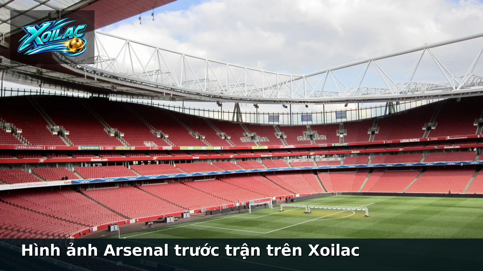 Hình ảnh Arsenal trước trận trên Xoilac Hình ảnh Arsenal trước trận trên Xoilac