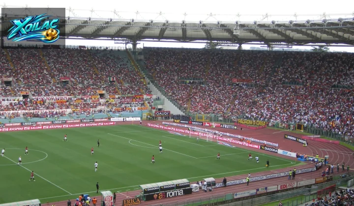 Ảnh tư liệu Stadio Olimpico cho bài nhận định AS Roma vs Real Madrid